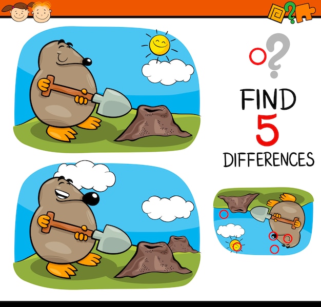 encontrar tarea de diferencias