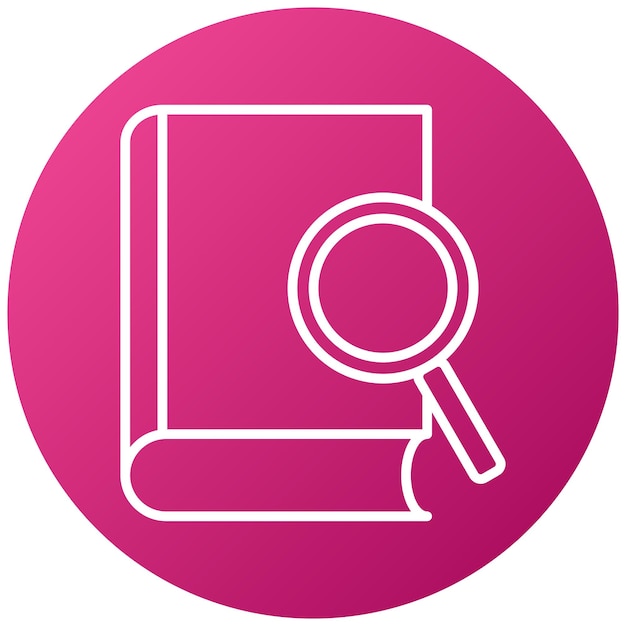 Encuentra el estilo del icono del libro