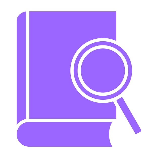 Encuentra el estilo del icono del libro