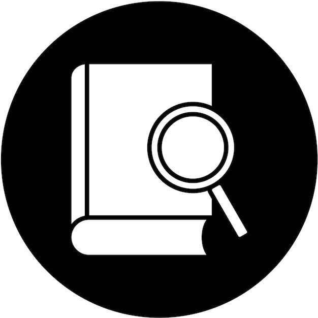 Encuentra el estilo del icono del libro
