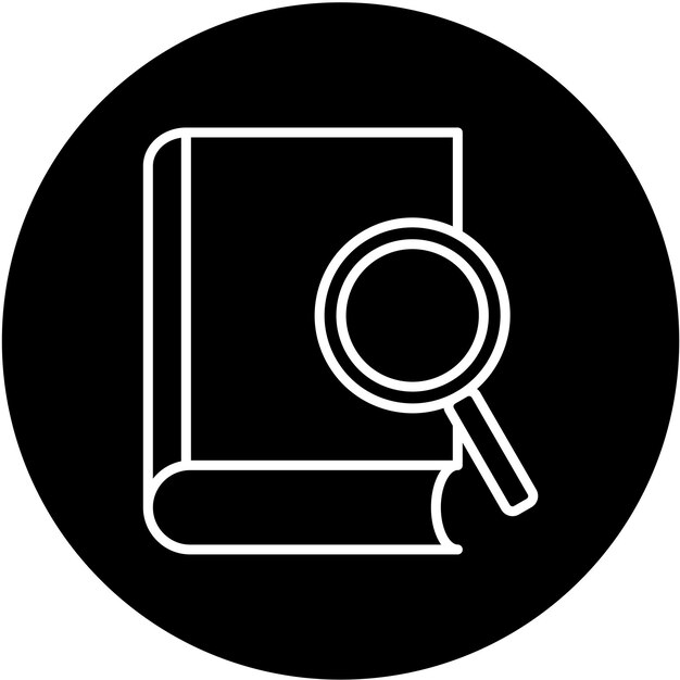 Encuentra el estilo del icono del libro