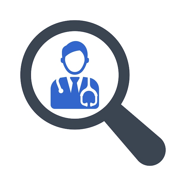 Encuentra el icono del médico