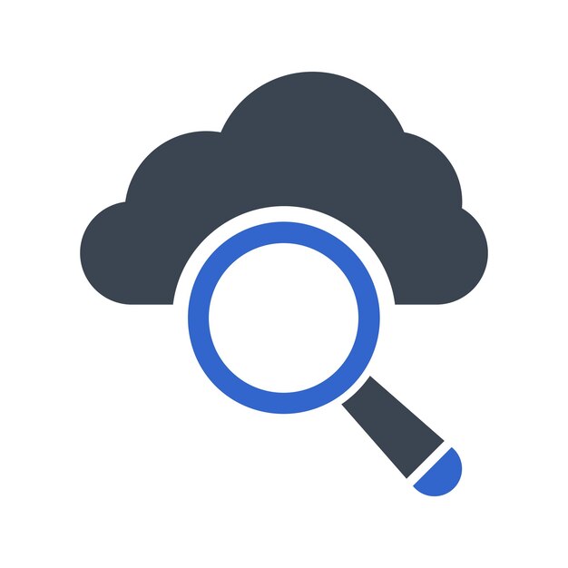Encuentra el icono de la nube