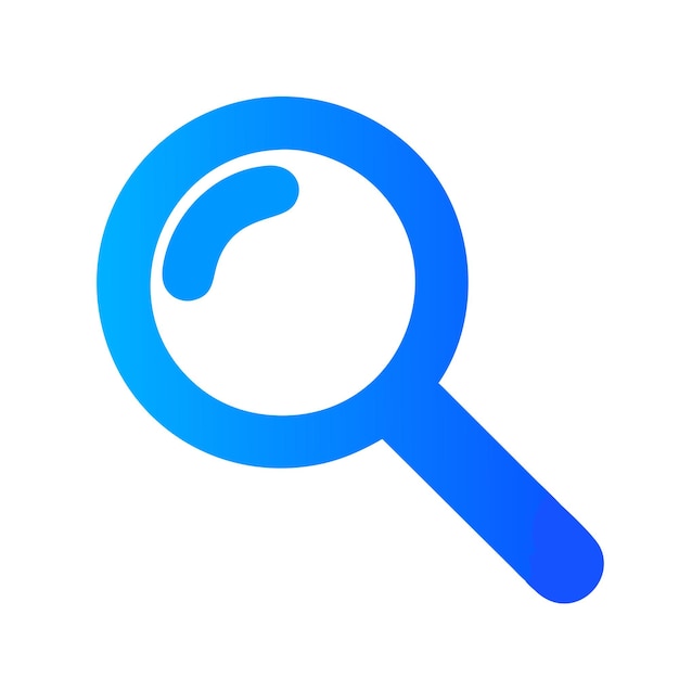 Encuentra el icono del vector de la lupa