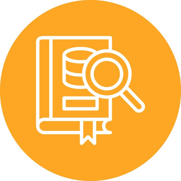 Encuentra la ilustración del icono vectorial del libro del iconset de la biblioteca