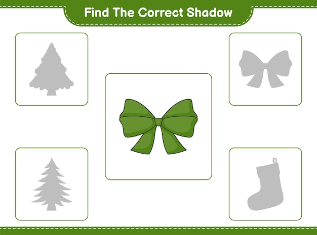 Encuentra la sombra correcta Encuentra y combina la sombra correcta del juego Ribbon Educational para niños
