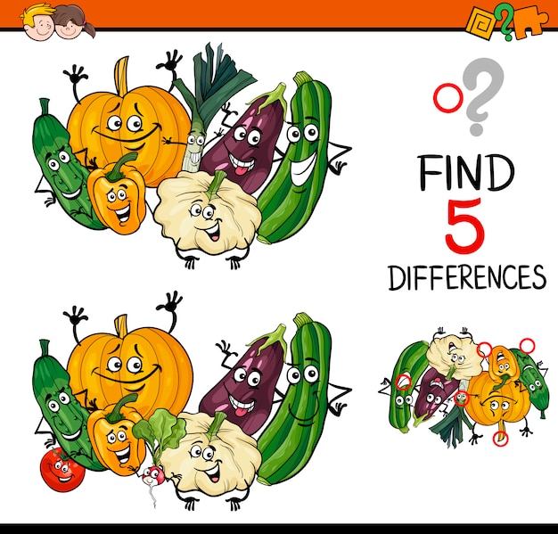 Encuentra la tarea de diferencias