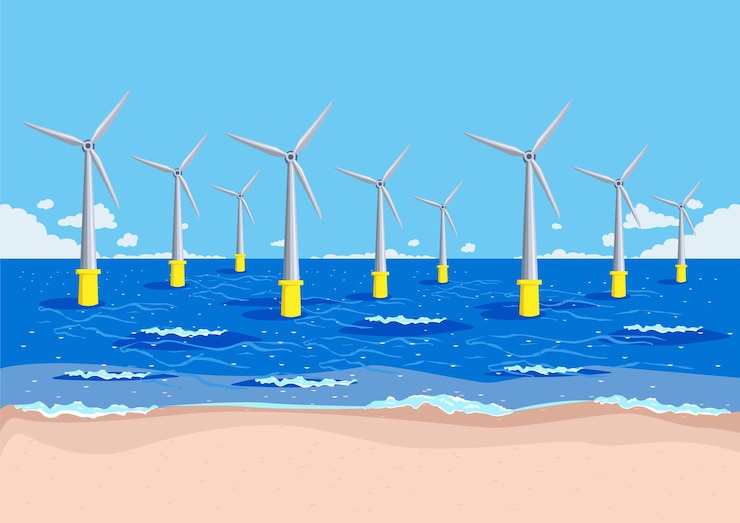 Vector energía verde