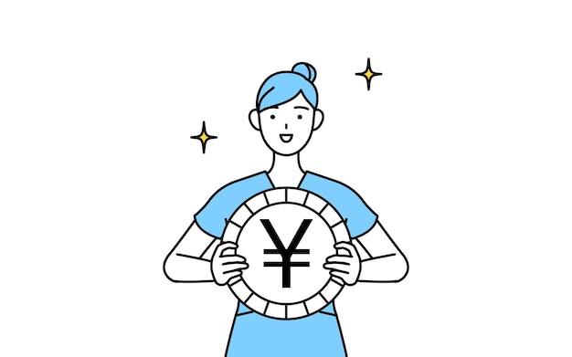 Enfermera fisioterapeuta terapeuta ocupacional terapeuta del habla asistente de enfermería en uniforme una imagen de ganancias de divisas y apreciación del yen