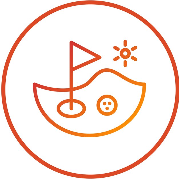 Enfoque de diseño vectorial Estilo del icono del curso