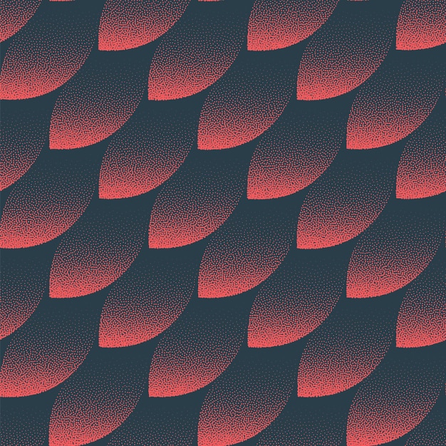 Enigmatic Scale Seamless Pattern Trend Vector Red Black Abstract Background