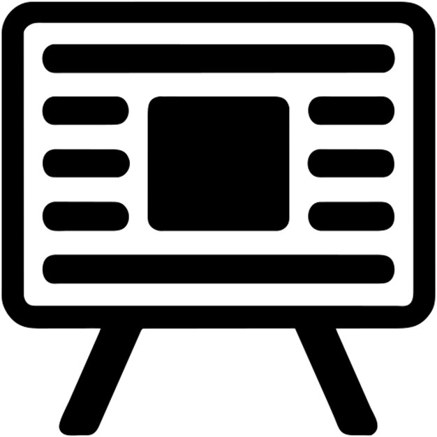 enseñanza de vector plano minimalista en el estilo de sksks icono de la aplicación negro y blanco sin fondo