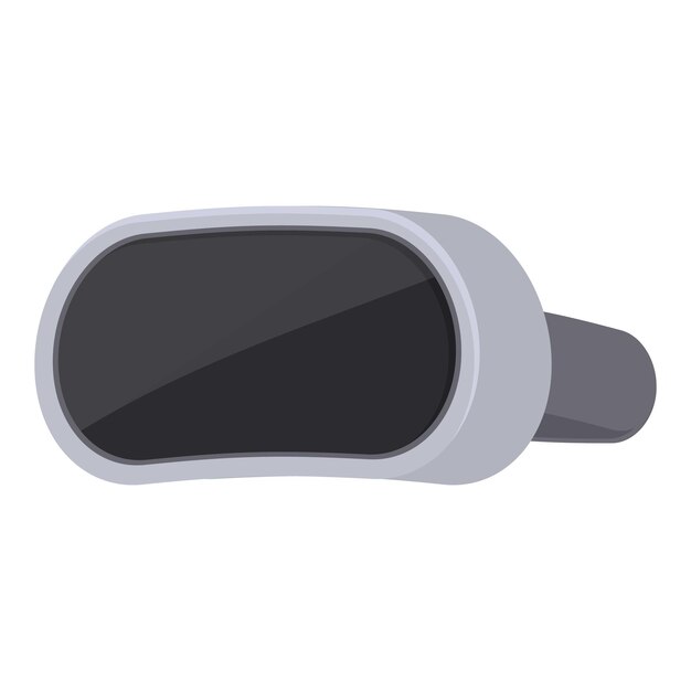 Entra en el icono de auriculares vr vector de dibujos animados aprendizaje de grado cibernético Internet moderno