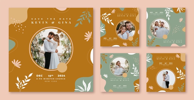 Entradas en Instagram de bodas botánicas