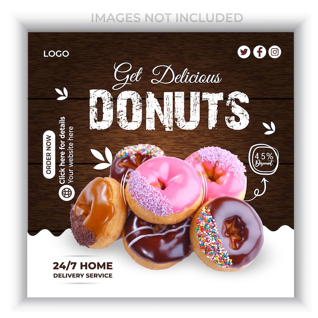 Entrega de deliciosas rosquillas