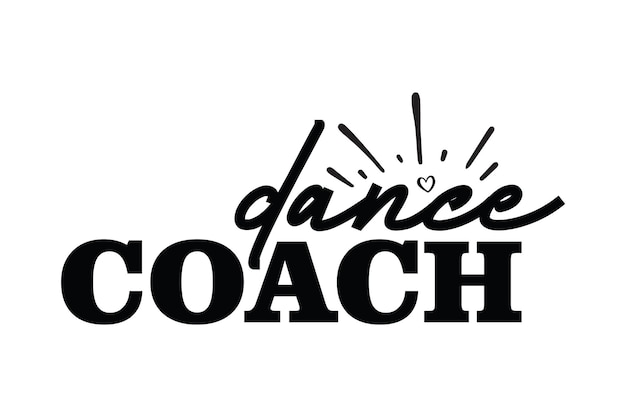 Entrenador de baile svg