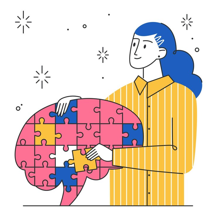 Vector entrenamiento mental