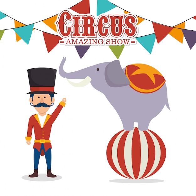 Entretenimiento de carnaval de circo