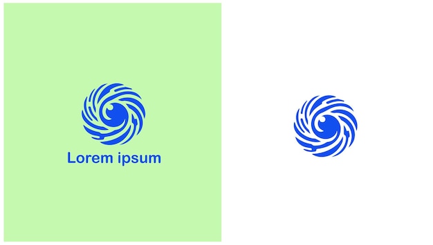 Entretenimiento Recreación Ocio diseño de logotipo único ilustración