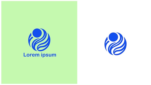 Entretenimiento Recreación Ocio diseño de logotipo único ilustración