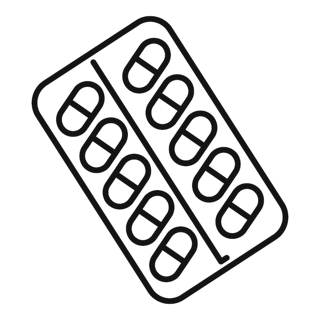 Envase de blister que muestra cápsulas para tratamiento médico
