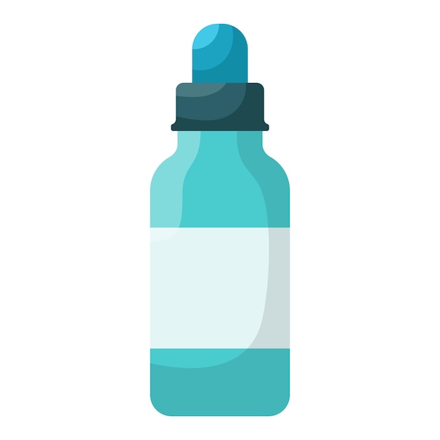 Envase de vidrio para medicamentos con pipeta
