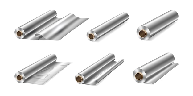 Envases de alimentos en rollo de papel para hornear de aluminio