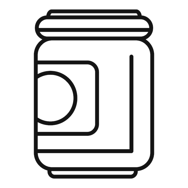 Envases de latas de aluminio con diseño de etiqueta redonda