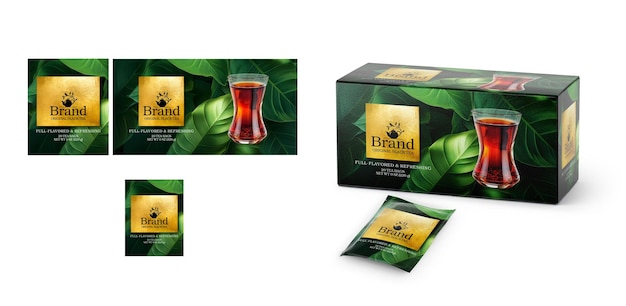 Envases de té de hierbas de primera calidad