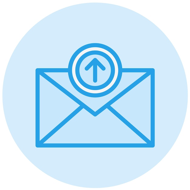 Enviar correo Ilustración de diseño de íconos vectoriales