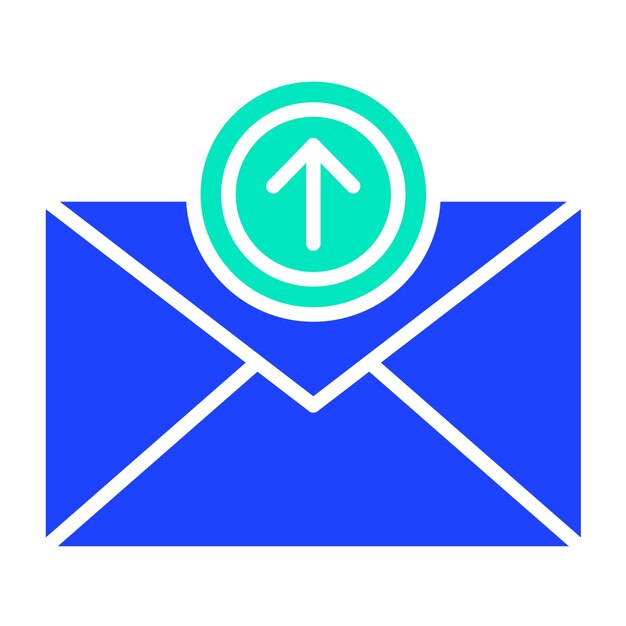 Enviar correo Ilustración de diseño de íconos vectoriales