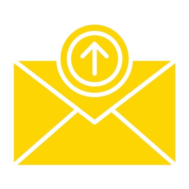 Enviar correo Ilustración de diseño de íconos vectoriales