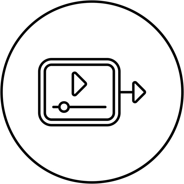 Enviar en videos imagen vectorial de icono Se puede usar para la agencia de modelos