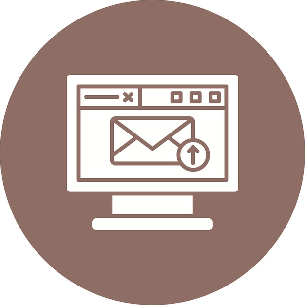 Envíe el ícono de correo