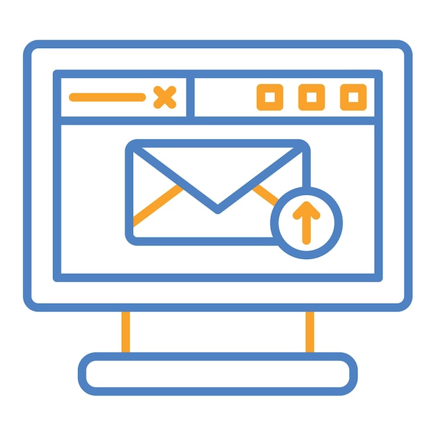 Envíe el ícono de correo