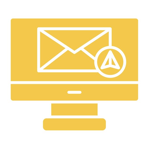 Envíe el ícono de correo