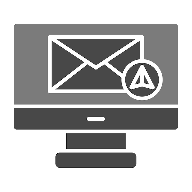 Envíe el ícono de correo