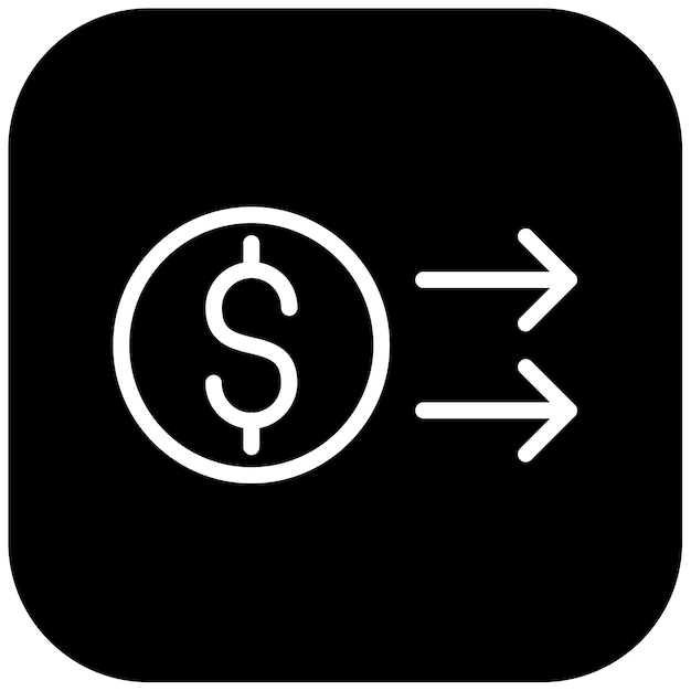 Envíe la ilustración del vector de pago