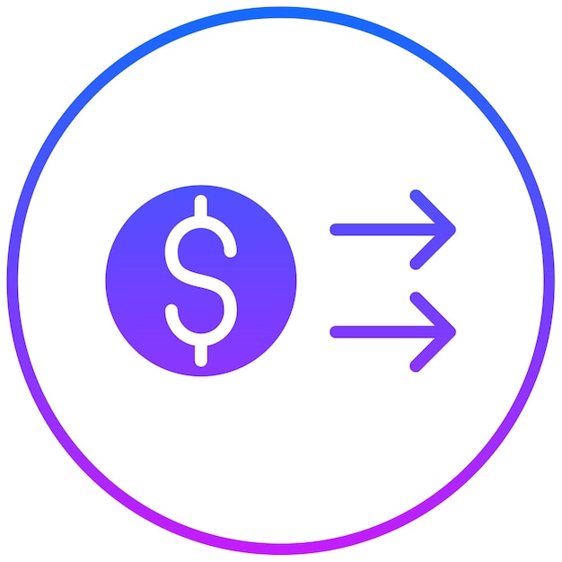 Envíe la ilustración del vector de pago
