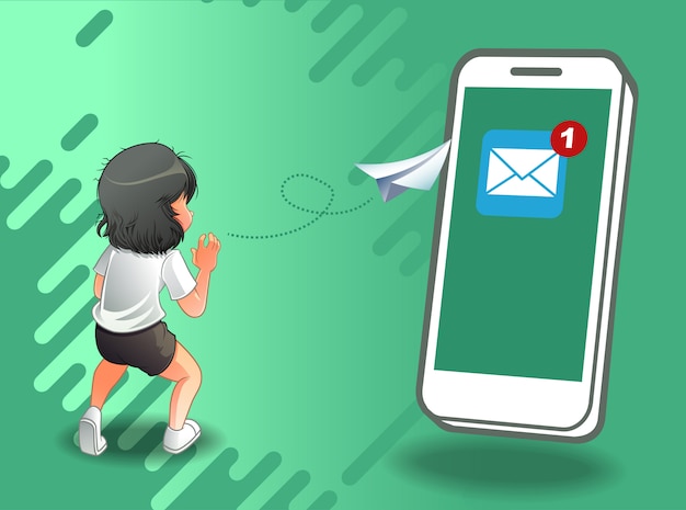Envío de correo por internet.