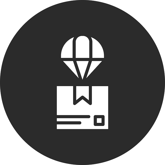 Envío en todo el mundo Ilustración del icono vectorial de aire del conjunto de iconos de comercio electrónico