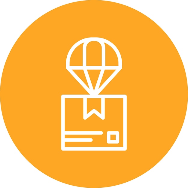 Envío en todo el mundo Ilustración del icono vectorial de aire del conjunto de iconos de comercio electrónico
