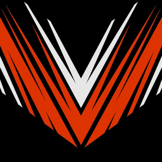 envoltura de etiqueta de coche deportivo de vector de diseño de gravis
