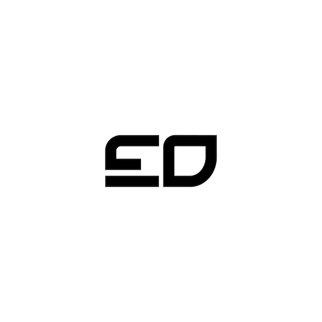 EO monograma logotipo diseño carta texto nombre símbolo monocromo logotipo alfabeto carácter simple logotipo