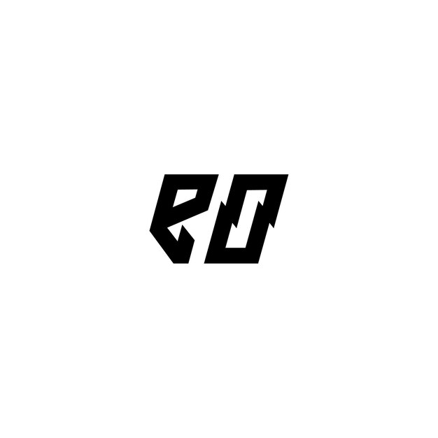 EO monograma logotipo diseño carta texto nombre símbolo monocromo logotipo alfabeto carácter simple logotipo