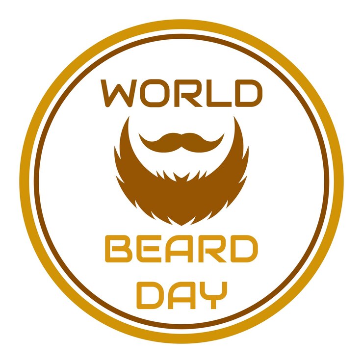Epic Beards Unite Celebración vectorial del Día Mundial de la Barba