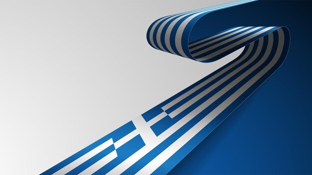 EPS10 Vector Fondo patriótico con los colores de la bandera de Grecia