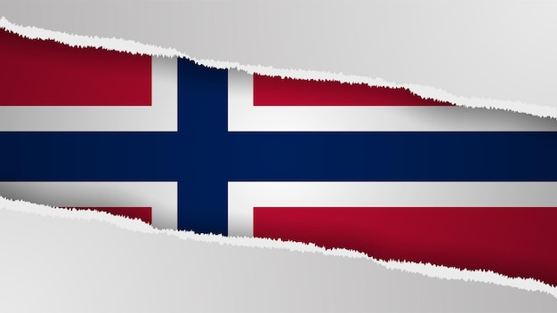 EPS10 Vector Fondo patriótico con los colores de la bandera de Noruega