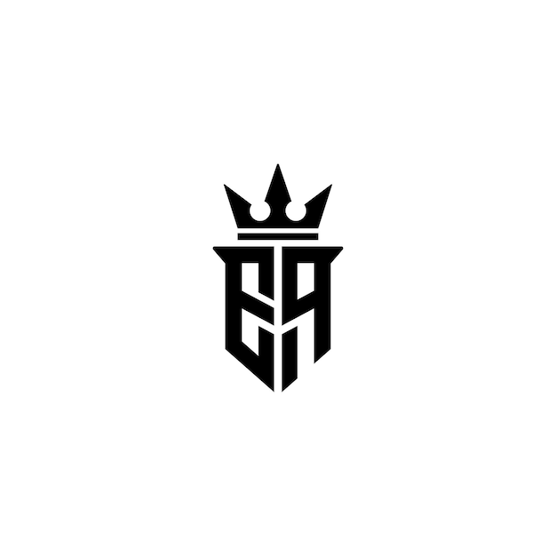 EQ monograma logotipo diseño carta texto nombre símbolo monocromo logotipo alfabeto carácter simple logotipo