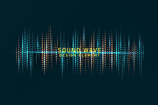 Equalizador de música elementos abstractos para el diseño